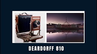 Large Format Film EP11  Deardorff 810 Canberra Parliament House Sunset [upl. by Alacim]