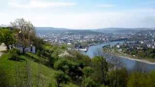 Blick über Koblenz von Ehrenbreitstein [upl. by Aloisius]