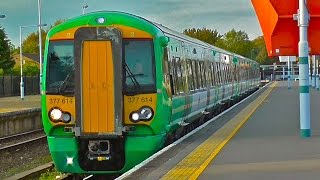 Class 3776  377614 Departs Tattenham Corner For London Bridge [upl. by Tham278]