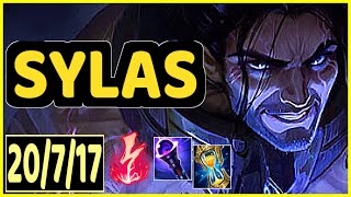 SYLAS VS AKALI  20717 KDA MID GAMEPLAY [upl. by Taam]