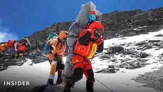 How A Nepali Sherpa Rescued A Climber From Everest Death Zone  Insider News [upl. by Syxela]