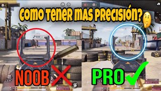 DEJA DE FALLAR TANTO Y OBTEN MAS PRECISIÓN  HUD Y SENSIBILIDAD👽Tutorial  Call Of Duty Mobile [upl. by Reggie249]