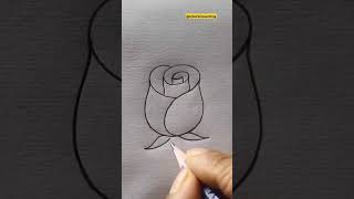 Gulab banane ka tarika calligraphy easy [upl. by Nnyliak]