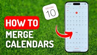 How to Merge Calendars on iPhone [upl. by Aenyl]