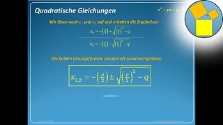 Quadratische Gleichungen 4  Rueff [upl. by Conner]