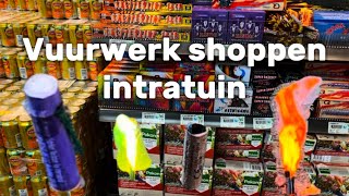 vuurwerk shoppen intratuin [upl. by Annairt]