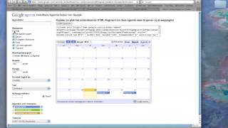 WordPress Google agenda kalender [upl. by Norel]