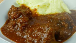 Receta e Gullashit me mish vicikau  Albanian Beef Goulash recipe [upl. by Norrek]