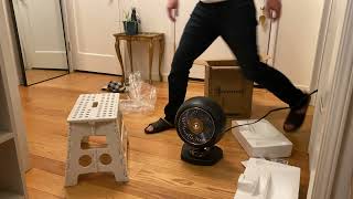 Vornado Vintage Whole Room Heater Unboxing and Review from Costcocom [upl. by Pierpont]