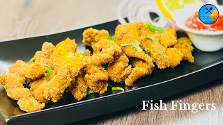 Fish fingers recipe  Party starter recipes Crispy Fish Fingers ఫిష్ ఫింగర్స్  फिश फिंगर रेसिपी [upl. by Leuas]