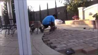 How I installed pavers in the backyard  DIY paving stones [upl. by Sharos]