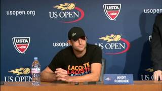 Andy Roddick Announces Retirement at 2012 US Open [upl. by Botzow]