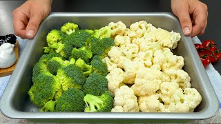 This broccoli and cauliflower recipe is so delicious I can make it almost every day Top recipe [upl. by Baoj707]