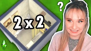 Can you make a FUNCTIONAL 2x2 HOUSE in The Sims 4 [upl. by Komarek]