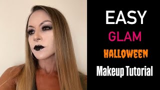 Glam Halloween Makeup  Spooky Yet Stunning Halloween Look Tutorial [upl. by Enej]