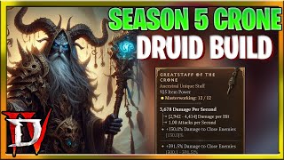 Diablo 4 Season 5 Druid Cronestaff Build Guide Claw Stormstrike Build Basic Druid Low Tier Build [upl. by Kragh]