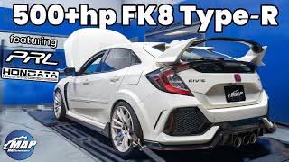 Our 500hp FK8 Honda Civic TypeR  ft PRL amp Hondata [upl. by Llednik]