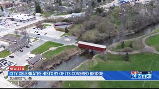 Zumbrota celebrates the history of its covered bridge [upl. by Eiramanna]