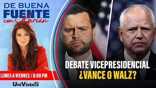 ¿Debate Presidencial Vance o Walz l De Buena Fuente con Marian [upl. by Nahpos48]