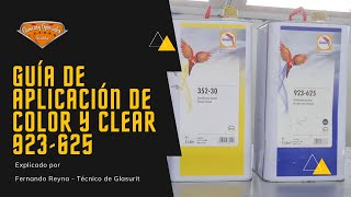 TUTORIAL  Aplicación de Color y Clear 923625 de Glasurit glasurit clearcoat [upl. by Cicero572]