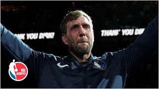 Dirk Nowitzki has emotional final game with Mavericks  NBA Highlights [upl. by Coulombe442]