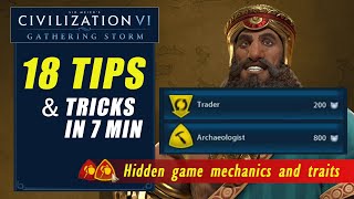 💡18 Hidden Tips amp Tricks in Civ 6  Advanced and Beginner [upl. by Ysle175]