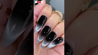 Stunning Cat Eye French Nailart Trend 🔥fashion shortvideos subscribe [upl. by Wrightson]