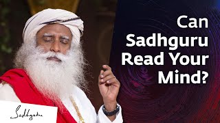 Can Sadhguru Read Your Mind [upl. by Niarb603]