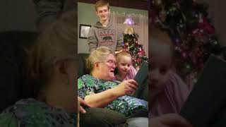 Try not to laugh Grandma reads wonky donkey [upl. by Fronnia769]