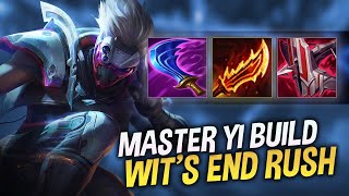 WHY DO WE RUSH A WITS END BUILD ON MASTER YI  COWSEP [upl. by Northington]