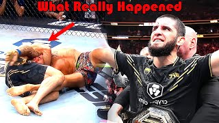 INSANE What Really Happened Islam Makhachev vs Dustin Poirier [upl. by Ennoitna12]