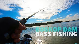 Bass fishing at Boskop Dam South Africa Oct 2020  TangleWood [upl. by Kalvn609]