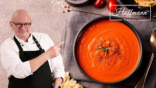 Frische Tomatensuppe einfach zubereitet und voller Geschmack I So schmeckt der Sommer I CALLEkocht [upl. by Llenel]