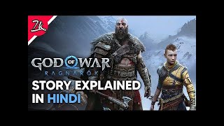 God of War Ragnarok Story Explained in Hindi [upl. by Anerev]