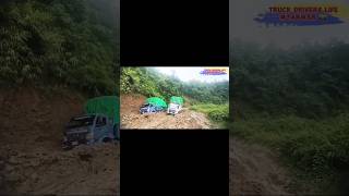 Forland OffRoading  Slippry Muddy Road truckdriverlifemyanmar lorrylife automobile shorts [upl. by Ralina752]