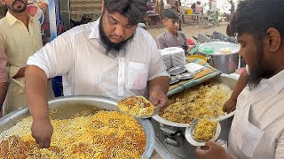 Famous Khatri Biryani  Nonstop Street Fresh Masala Beef Biryani  Pakistani Street Food Beef Pulao [upl. by Ury]