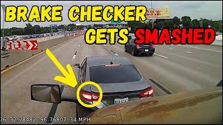 BRAKE CHECK ROAD RAGE  Bad Drivers Dashcam USA [upl. by Yneffit]