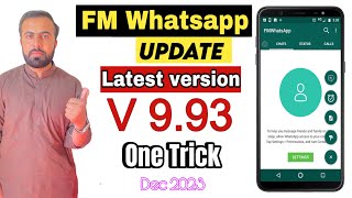 fm whatsapp v993 update kaise karen  how to install fm whatsapp v993  new update 2024 [upl. by Ocirred950]