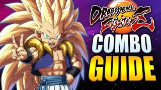 GOTENKS Best Combos  Easy to Advanced  Dragon Ball FighterZ [upl. by Erdnaet]