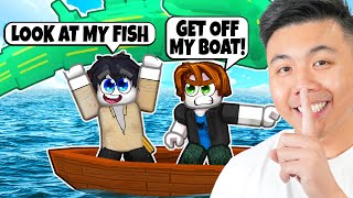 Trolling Random NOOBS On Roblox FISCH [upl. by Roehm]