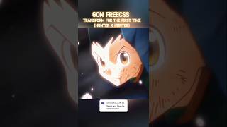 Gon FreecssHunter x hunter Editpart 9 edits shorts [upl. by Eciuqram219]