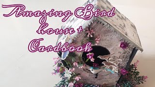 How to Build an Amazing Bird House with Easy Cardbook DIY [upl. by Armbrecht626]