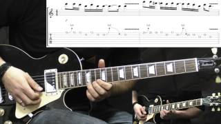 Alice In Chains  Them Bones  Solo  Guitar Lesson with TABS [upl. by Dudden]