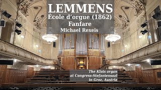 LEMMENS Fanfare in DMajor from École dOrgue 1862 [upl. by Auohp]