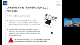 Les aides financières et la réduction du minerval [upl. by Yrtnej]