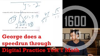 Yale Math Grad Explains Digital SAT Test 1 Module 1 in UNDER 9 MINUTES [upl. by Eduj350]