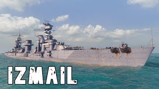 World of WarShips Izmail  9 Kills 190K Damage [upl. by Iniretake]