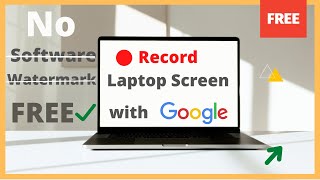 How To Record Laptop Screen For Free Best Laptop screen recorder [upl. by Afrikah]