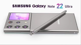 Samsung Galaxy Note 22 Ultra First Look Trailer Concept [upl. by Gievlos]