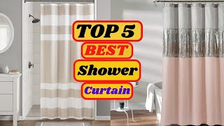 Best Amazon Shower Curtains 2023  Top 5 Target Shower Curtains  Bathroom Curtains Review [upl. by Normak]